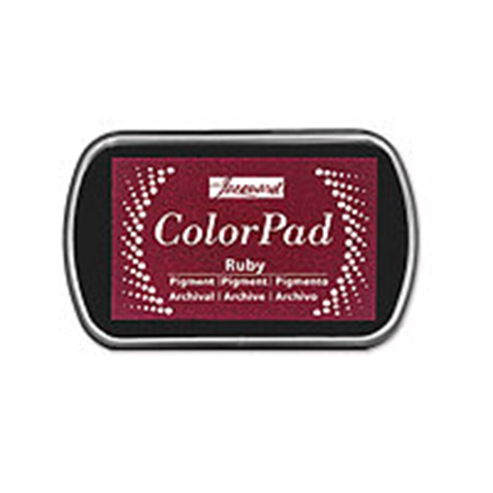 Jacquard, Ink, Art & School, Color pad, Pigmented, Stamp Pad, 773937, Ruby